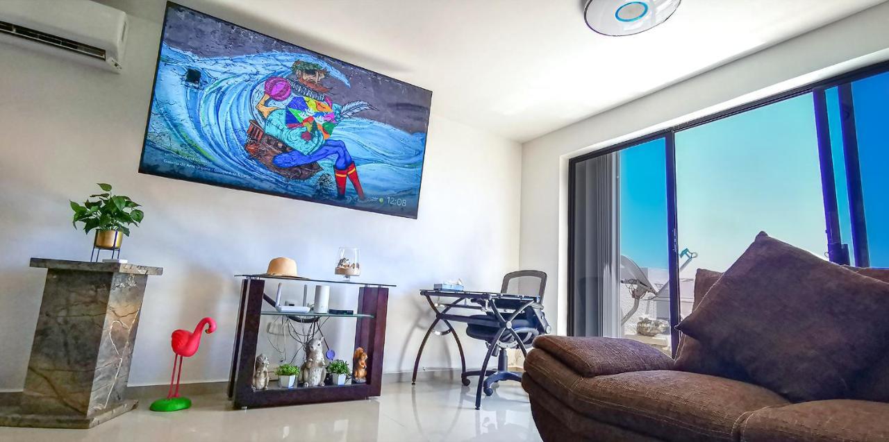 Villa Aurora Beautiful Beachfront Apartment แคนคูน ภายนอก รูปภาพ